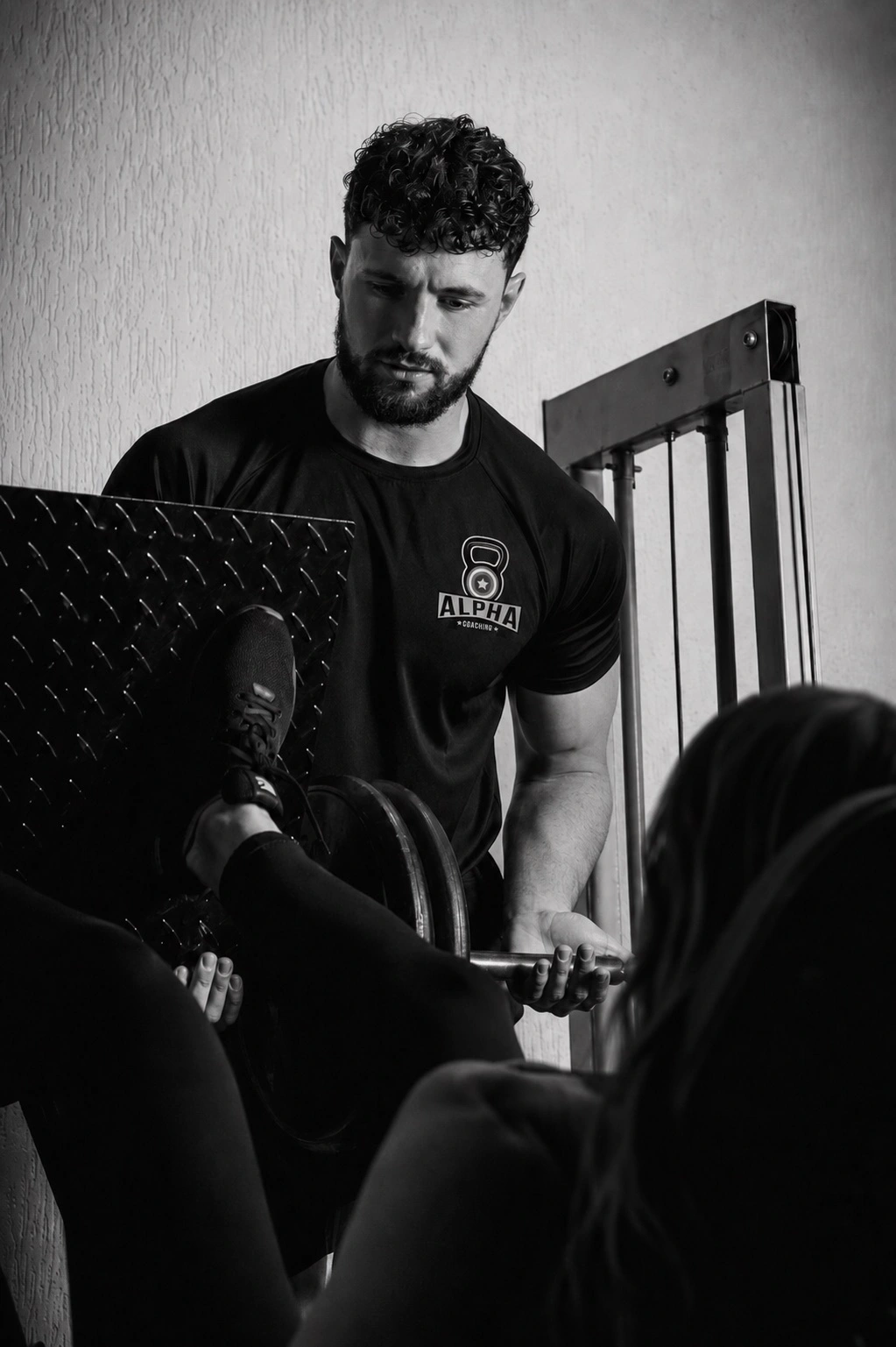 Aurélien Lassalle en séance de coaching
